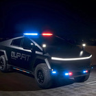 Cybertruck si trasforma in una volante della polizia. L'evoluzione del pick-up Tesla per le forze dell'ordine