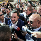 Salvini a San Lorenzo per Desirée. Applausi e proteste, visita interrotta (Paolo Rizzo/Toiati)
