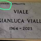 Vialli, a Rapallo intitolata una via: ma sulla targa spunta un clamoroso errore