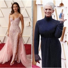 Oscar 2022, tutti i look e gli abiti sul red carpet: da Jamie Lee Curtis a Diane Warren, le star sfoggiano i colori dell'Ucraina