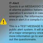 IT-Alert in Lombardia, scatta il panico tra i cittadini: la reazione social all'esercitazione è da «infarto»