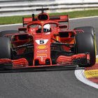 Gp del Belgio, Vettel sfreccia nelle prime libere. Terzo Hamilton