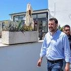 Matteo Salvini e Irene Pivetti a Ostia ( Foto di Mino Ippoliti)