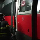 Treno ad alta velocità esce dai binari in galleria a Roma, i soccorsi dei Vigili del Fuoco