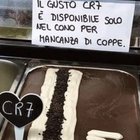 Napoli, in gelateria il gusto CR7: «Ma solo in cono per assenza di... coppe»