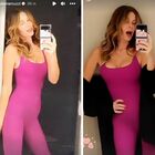 Alessia Marcuzzi, in tuta rosa è sempre più sexy: fisico da paura anche a 50 anni