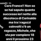 Corinaldo, appello a Totti dagli amici di uno dei feriti: «France vieni a trovare Michele»