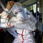 Ebola, il reparto dello Spallanzani per i malati di ebola (Ansa/Percossi)
