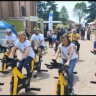 Giro d'Italia-e al via da Monastier e per l'occasione i sindaci si trasformano in ciclisti Video