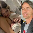 Filippo Inzaghi papà per la seconda volta: è nata Emilia: «Nostra immensa gioia»
