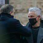 Roberto Baggio ai funerali di Paolo Rossi