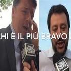 Renzi, Salvini e Di Maio cantano: la sfida al karaoke