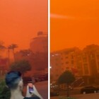 Tempesta di sabbia, panico tra i turisti a Marrakech: un morto e diversi feriti, il cielo diventa arancione VIDEO