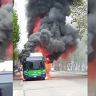 Verona, fumo e poi fiamme sul bus. L'autista apre le porte prima dell'incendio. Sul pullman c'erano molti giovani