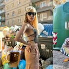 Clizia Incorvaia, shooting tra l'immondizia a Roma. Travolta dalle critiche: «Smettila di metterti in mostra»