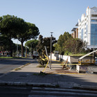 Roma, incidente sulla Colombo. Muore 19enne su marciapiede (foto di Fabiana Calvo/Ag.Toiati)