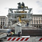 Milano, via al restauro della statua equestre di Vittorio Emanuele II imbrattata dagli ambientalisti