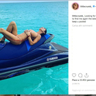 Le vacanze di Elisabetta Canalis alle Bahamas (Instagram)