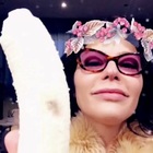 Naike Rivelli e la banana: "Vi fa schifo mangiare la parte marrone ma poi..."