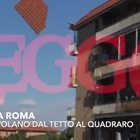 FORTE VENTO A ROMA Le tegole volano via dal tetto: il video spaventoso al Quadraro