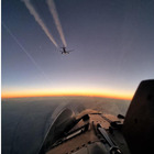 Aereo fantasma intercettato dagli Eurofighter in scramble mentre attraversa la zona della maxi esercitazione Falcon Strike con gli F35