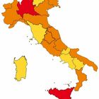 Decreto Draghi, zona rossa e arancione