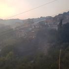 Capena, inferno di fuoco, decine di famiglie evacuate. Foto Luciano Sciurba