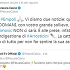 Ibrahimovic al Pescara, scambio di battute con l'Empoli