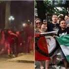 Paura hooligans: scontri nella notte