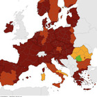 Mappa Ecdc: tutto il nord Italia in zona rosso scuro