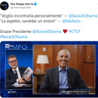 Barack Obama ospite di Fabio Fazio: «Da bambino volevo fare l'architetto o il giocatore di basket, non il presidente»