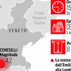 Terremoto a Rovigo, si rischiano nuove scosse in Veneto? L'esperto: «Ci sono stati 8 sismi in quattro giorni»