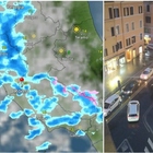 Bomba d'acqua su Roma, temporale e allerta vento fino a burrasca sulla Capitale: ecco dove (e quanto durerà)