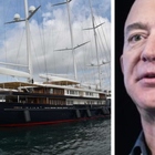 Jeff Bezos, il maxi veliero Koru (da oltre 500 milioni di dollari) è arrivato a Procida. Al seguito anche uno yacht e un elicottero