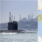 Il sottomarino russo Kilo (armato con missili Kalibr) entra nel Mediterraneo: la Nato lo "scorta" da vicino