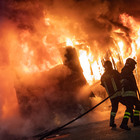 Roma, bus Atac in fiamme a Piazzale Clodio (foto Davide Fracassi/Ag.Toiati)