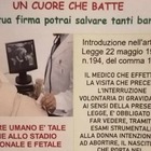 Volantino in chiesa a Milano: «Sì all'obbligo di ascoltare il battito del feto per le donne che vogliono abortire»