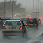 Roma, traffico in tilt sul Gra per pioggia e raffiche di vento