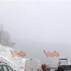 Maltempo in Piemonte, neve in autostrada tra Ceva e Cuneo, disagi per la circolazione Video