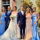 Francesca Ferragni ha sposato Riccardo Nicoletti, abito da sogno (di pizzo avorio) con Chiara e Valentina damigelle