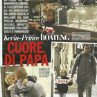 Kevin Prince Boateng con il figlio Maddox a Milano (Chi)