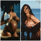 Rihanna incinta, nuda col pancione su Instagram: le foto dal passato. «RZA, eri lì dentro»