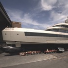 Tisg, varato il super yacht Admiral 72 firmato Armani. Il debutto ufficiale a settembre a Montecarlo