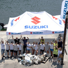 Suzuki si schiera con l'ambiente e "ripulisce" il Po. Il brand ha fatto della sostenibilità ambientale una vera e propria crociata