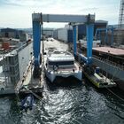 VISION-F, varato a Istanbul il catamarano a motore in alluminio che guarda al futuro. Si distingue per spazio e comfort