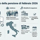 immagine Pensioni febbraio, cosa c'è nel cedolino: gli aumenti, dal taglio Irpef alla rivalutazione, fino alle date di pagamento