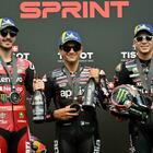 Le Mans, 3 moto italiane e 2 piloti di casa nostra sul podio della Sprint. Marquez cade e si frattura il piede destro