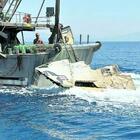immagine Gaeta, il relitto trovato in mare riapre il 