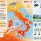 immagine Caldo, fine in arrivo: temperature giù di 8 gradi e rischio eventi estremi. Ecco quando e dove, la mappa