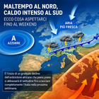 immagine Tempeste di grandine e forti temporali in arrivo, ecco dove e quando: la mappa delle zone a rischio